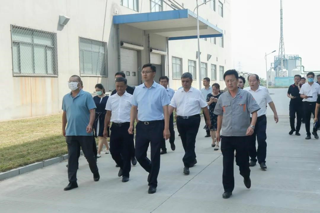 县长戚永和视察2121非凡药业项目建设